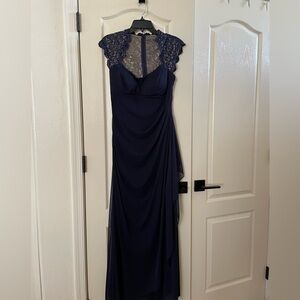 Navy blue Xscape formal dress, Size 12